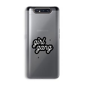 CaseCompany Girl Gang: Samsung Galaxy A80 Transparant Hoesje