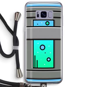 CaseCompany Chug Bottle: Samsung Galaxy S8 Plus Transparant Hoesje met koord