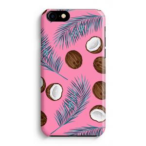 CaseCompany Kokosnoot roze: Volledig Geprint iPhone 7 Plus Hoesje