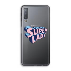 CaseCompany Superlady: Samsung Galaxy A7 (2018) Transparant Hoesje