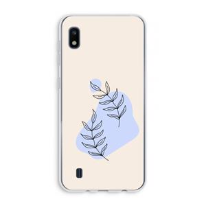 CaseCompany Leaf me if you can: Samsung Galaxy A10 Transparant Hoesje