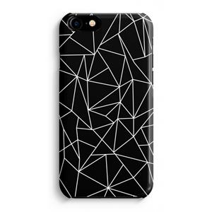 CaseCompany Geometrische lijnen wit: Volledig Geprint iPhone 7 Plus Hoesje