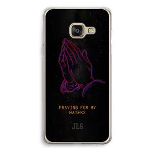 CaseCompany Praying For My Haters: Samsung Galaxy A3 (2016) Transparant Hoesje