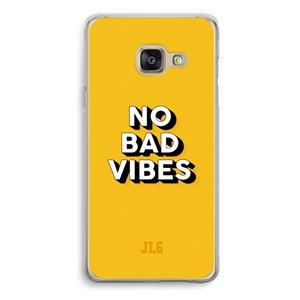 CaseCompany No Bad Vibes: Samsung Galaxy A3 (2016) Transparant Hoesje