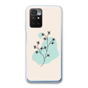 CaseCompany Love your petals: Xiaomi Redmi 10 Transparant Hoesje