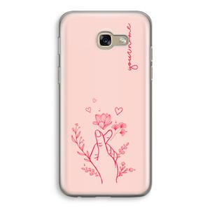 CaseCompany Giving Flowers: Samsung Galaxy A5 (2017) Transparant Hoesje