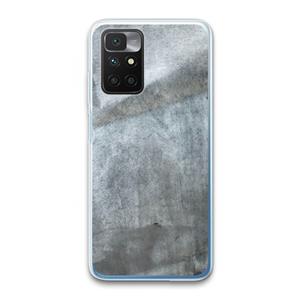 CaseCompany Grey Stone: Xiaomi Redmi 10 Transparant Hoesje