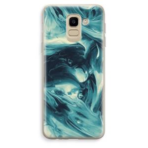 CaseCompany Dreaming About Whales: Samsung Galaxy J6 (2018) Transparant Hoesje