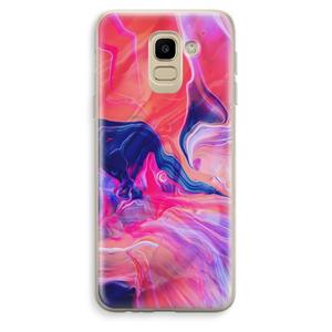 CaseCompany Earth And Ocean: Samsung Galaxy J6 (2018) Transparant Hoesje
