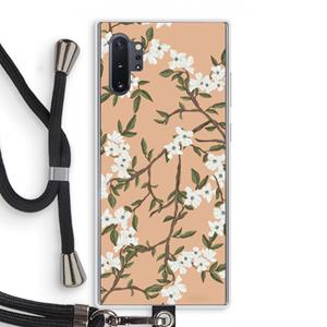 CaseCompany Blossoming spring: Samsung Galaxy Note 10 Plus Transparant Hoesje met koord