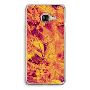 CaseCompany Eternal Fire: Samsung Galaxy A3 (2016) Transparant Hoesje