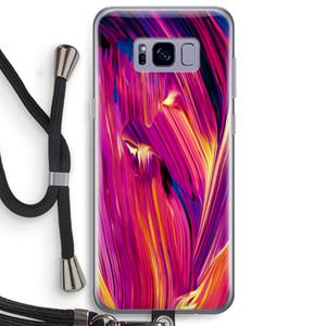 CaseCompany Phoenix: Samsung Galaxy S8 Plus Transparant Hoesje met koord