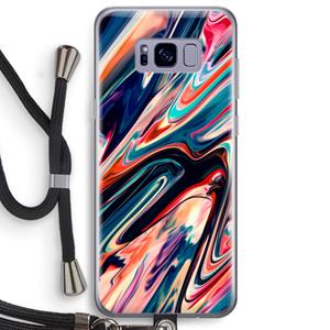 CaseCompany Quantum Being: Samsung Galaxy S8 Plus Transparant Hoesje met koord