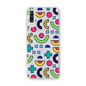 CaseCompany 8-bit N°6: Samsung Galaxy A70 Transparant Hoesje