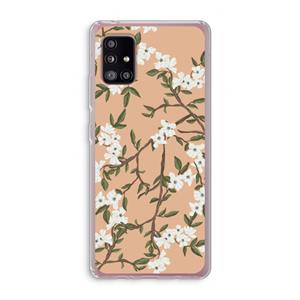 CaseCompany Blossoming spring: Samsung Galaxy A51 5G Transparant Hoesje