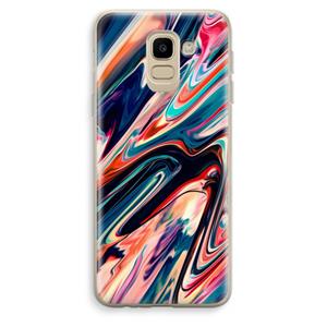 CaseCompany Quantum Being: Samsung Galaxy J6 (2018) Transparant Hoesje