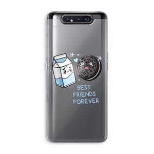 CaseCompany Best Friend Forever: Samsung Galaxy A80 Transparant Hoesje