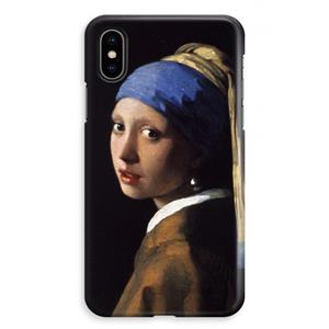CaseCompany The Pearl Earring: iPhone XS Max Volledig Geprint Hoesje