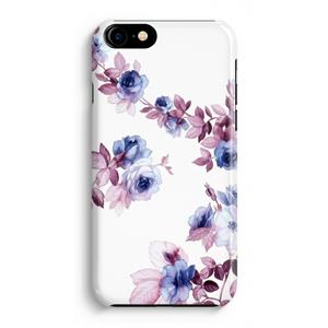 CaseCompany Waterverf bloemen: Volledig Geprint iPhone 7 Plus Hoesje