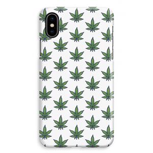 CaseCompany Weed: iPhone XS Max Volledig Geprint Hoesje
