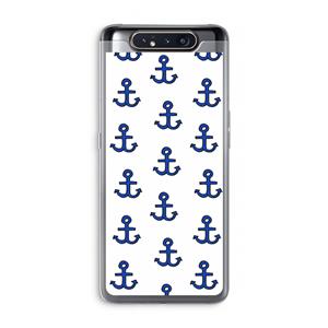 CaseCompany Ankers: Samsung Galaxy A80 Transparant Hoesje