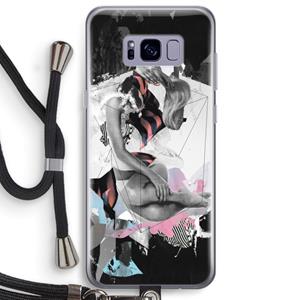 CaseCompany Camouflage de sommeil: Samsung Galaxy S8 Plus Transparant Hoesje met koord