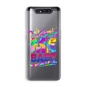 CaseCompany Touch Me: Samsung Galaxy A80 Transparant Hoesje