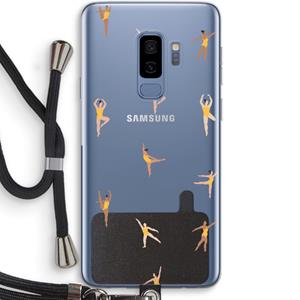 CaseCompany Dans #2: Samsung Galaxy S9 Plus Transparant Hoesje met koord