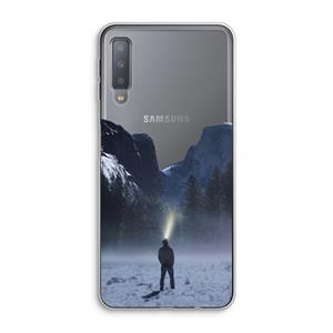 CaseCompany Wanderlust: Samsung Galaxy A7 (2018) Transparant Hoesje