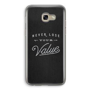 CaseCompany Never lose your value: Samsung Galaxy A5 (2017) Transparant Hoesje