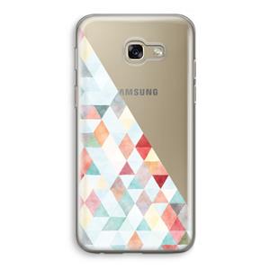 CaseCompany Gekleurde driehoekjes pastel: Samsung Galaxy A5 (2017) Transparant Hoesje