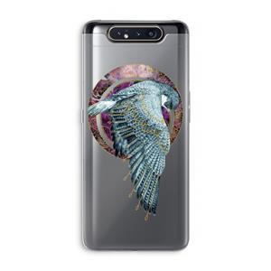 CaseCompany Golden Falcon: Samsung Galaxy A80 Transparant Hoesje
