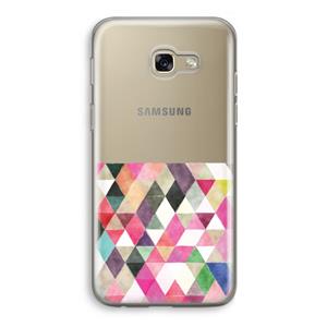 CaseCompany Gekleurde driehoekjes: Samsung Galaxy A5 (2017) Transparant Hoesje