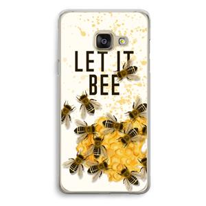 CaseCompany Let it bee: Samsung Galaxy A3 (2016) Transparant Hoesje
