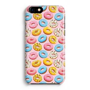 CaseCompany Pink donuts: Volledig Geprint iPhone 7 Plus Hoesje