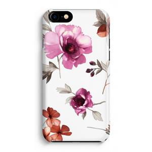 CaseCompany Geschilderde bloemen: Volledig Geprint iPhone 7 Plus Hoesje