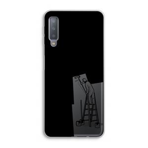 CaseCompany Musketon Painter: Samsung Galaxy A7 (2018) Transparant Hoesje
