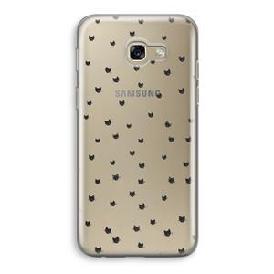 CaseCompany Kleine kattenkopjes: Samsung Galaxy A5 (2017) Transparant Hoesje