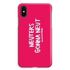 CaseCompany Neuters (roze): iPhone XS Max Volledig Geprint Hoesje