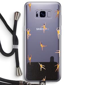 CaseCompany Dans #2: Samsung Galaxy S8 Plus Transparant Hoesje met koord