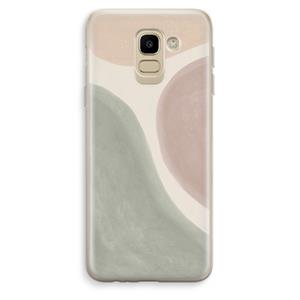 CaseCompany Geo #6: Samsung Galaxy J6 (2018) Transparant Hoesje