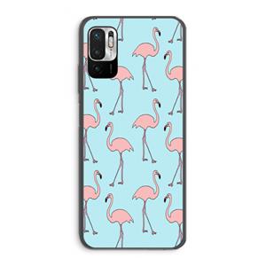 CaseCompany Anything Flamingoes: Xiaomi Redmi Note 10 5G Transparant Hoesje