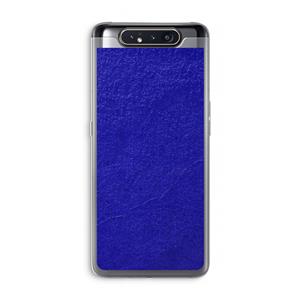 CaseCompany Majorelle Blue: Samsung Galaxy A80 Transparant Hoesje