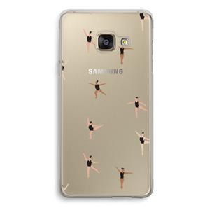 CaseCompany Dancing #1: Samsung Galaxy A3 (2016) Transparant Hoesje