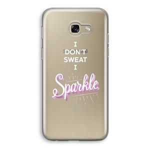 CaseCompany Sparkle quote: Samsung Galaxy A5 (2017) Transparant Hoesje