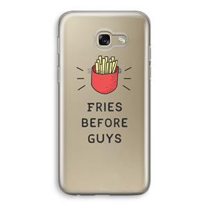 CaseCompany Fries before guys: Samsung Galaxy A5 (2017) Transparant Hoesje