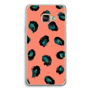 CaseCompany Pink Cheetah: Samsung Galaxy A3 (2016) Transparant Hoesje