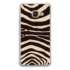 CaseCompany Arizona Zebra: Samsung Galaxy A3 (2016) Transparant Hoesje