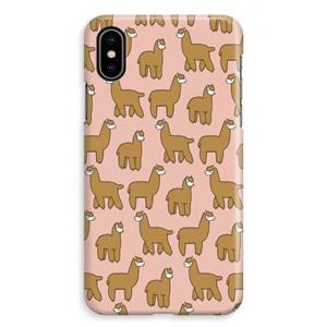 CaseCompany Alpacas: iPhone XS Max Volledig Geprint Hoesje