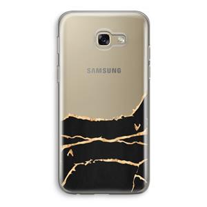 CaseCompany Gouden marmer: Samsung Galaxy A5 (2017) Transparant Hoesje